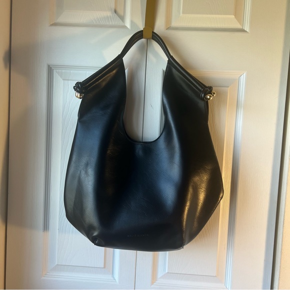 Melie Bianco Elegant Black Hobo Bag - Picture 2 of 3